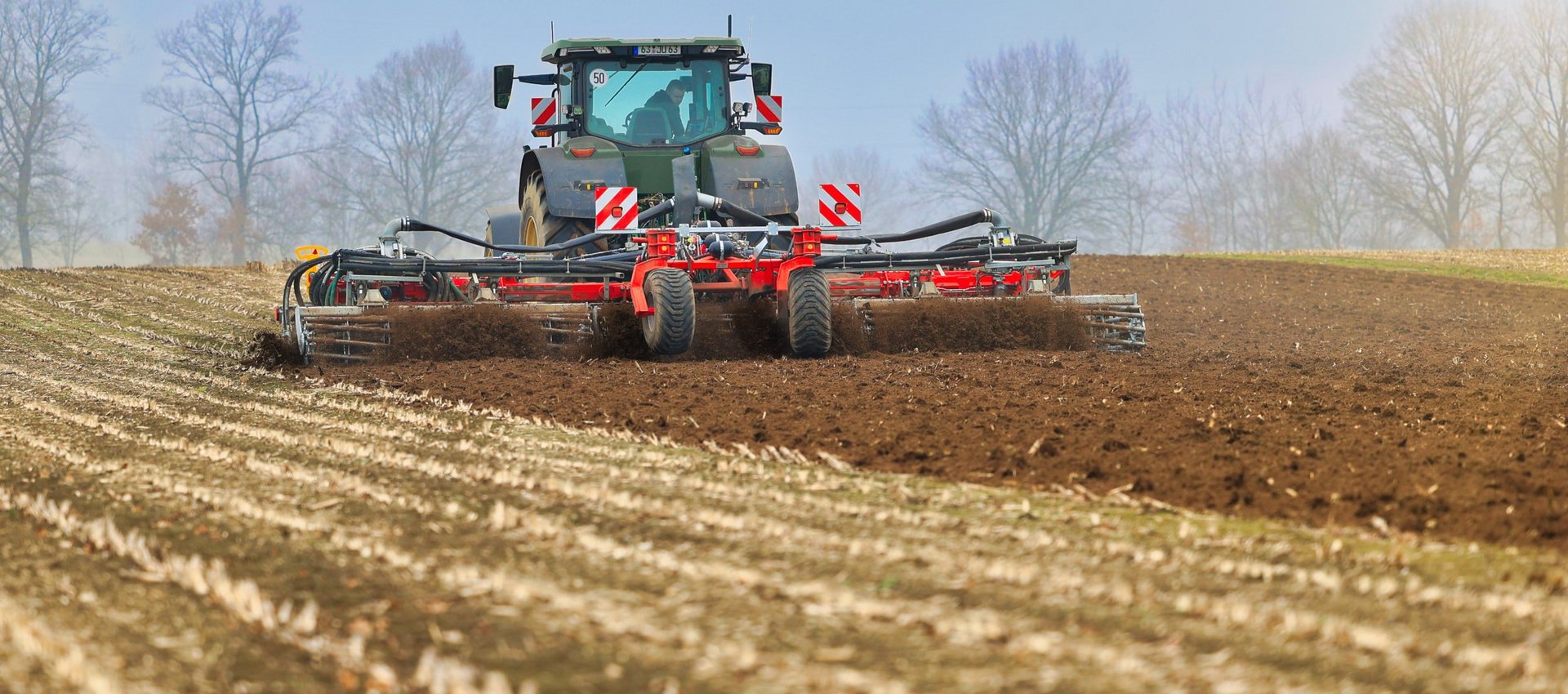 Volmer Engineering Kurzscheibenegge T-Rubber 9000 mit 9 Meter Arbeitsbreite