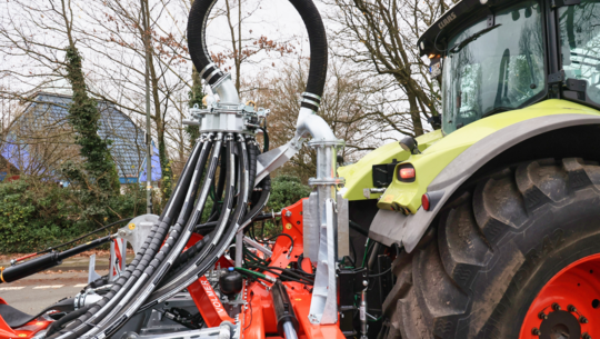 Volmer Engineering Strip till Culex mit Arm für Ziehschlauch zum verschlauchen